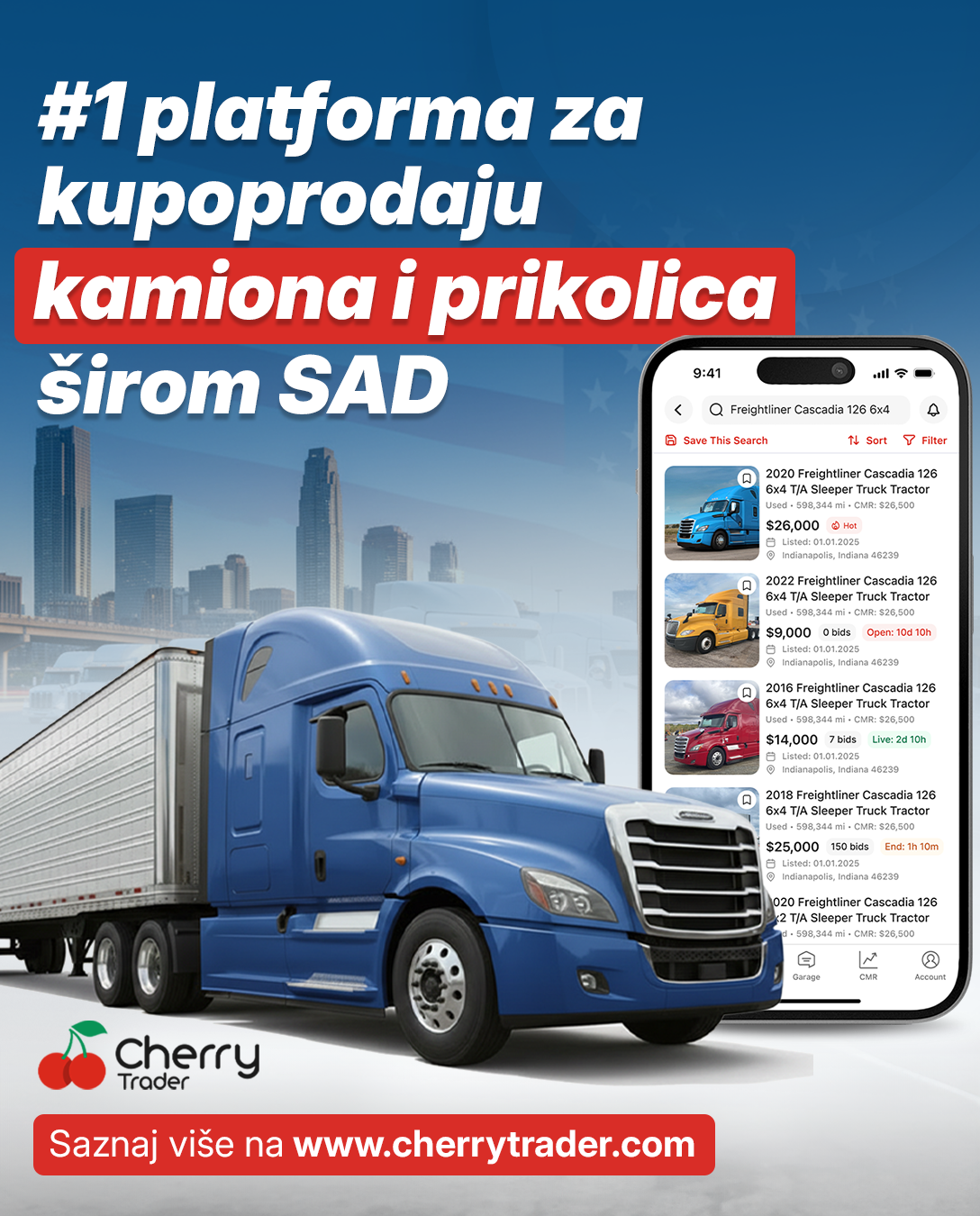 #1 platforma za kupovinu kamiona u SAD - Balkan Truckers US