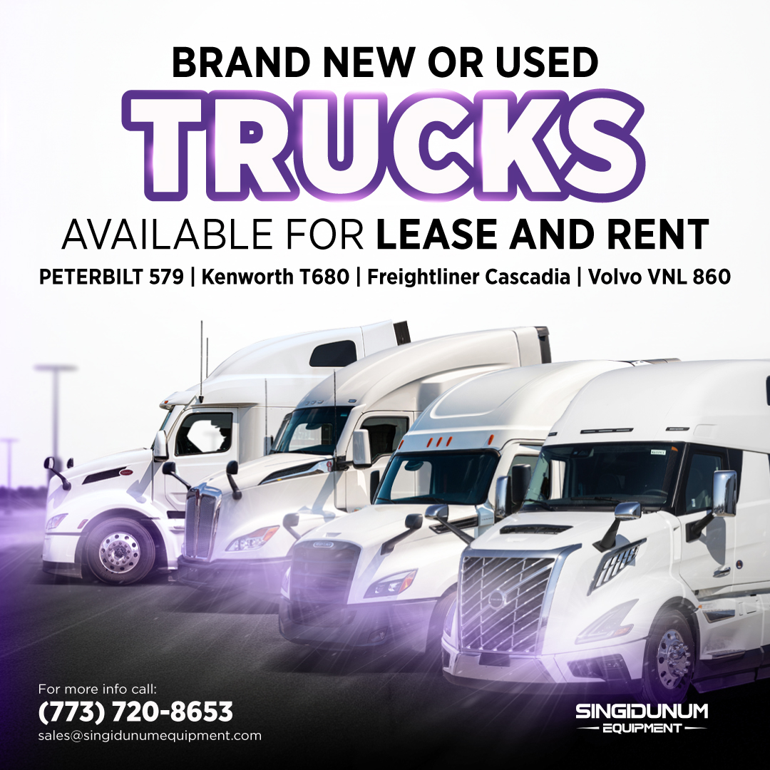 Lease or Rent Trucks — Ready When You Are at Singidunum Equipment - Balkan Truckers US
