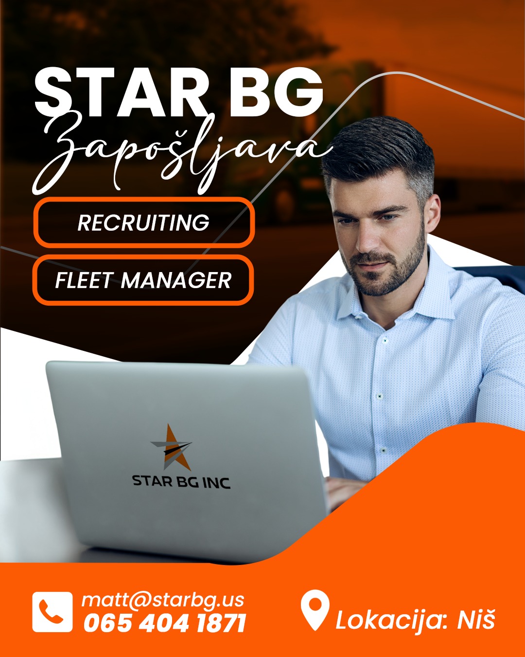 Otvorene pozicije: Recruiting i Fleet Manager – Star BG Niš - Balkan Truckers US