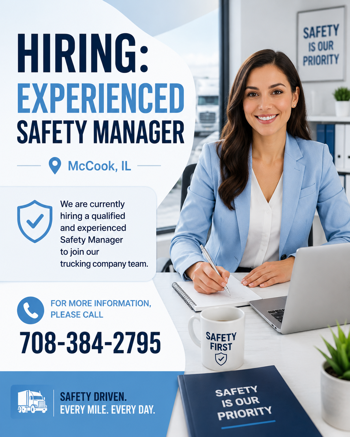 Hiring Experienced Safety Manager in McCook, IL - Balkan Truckers US