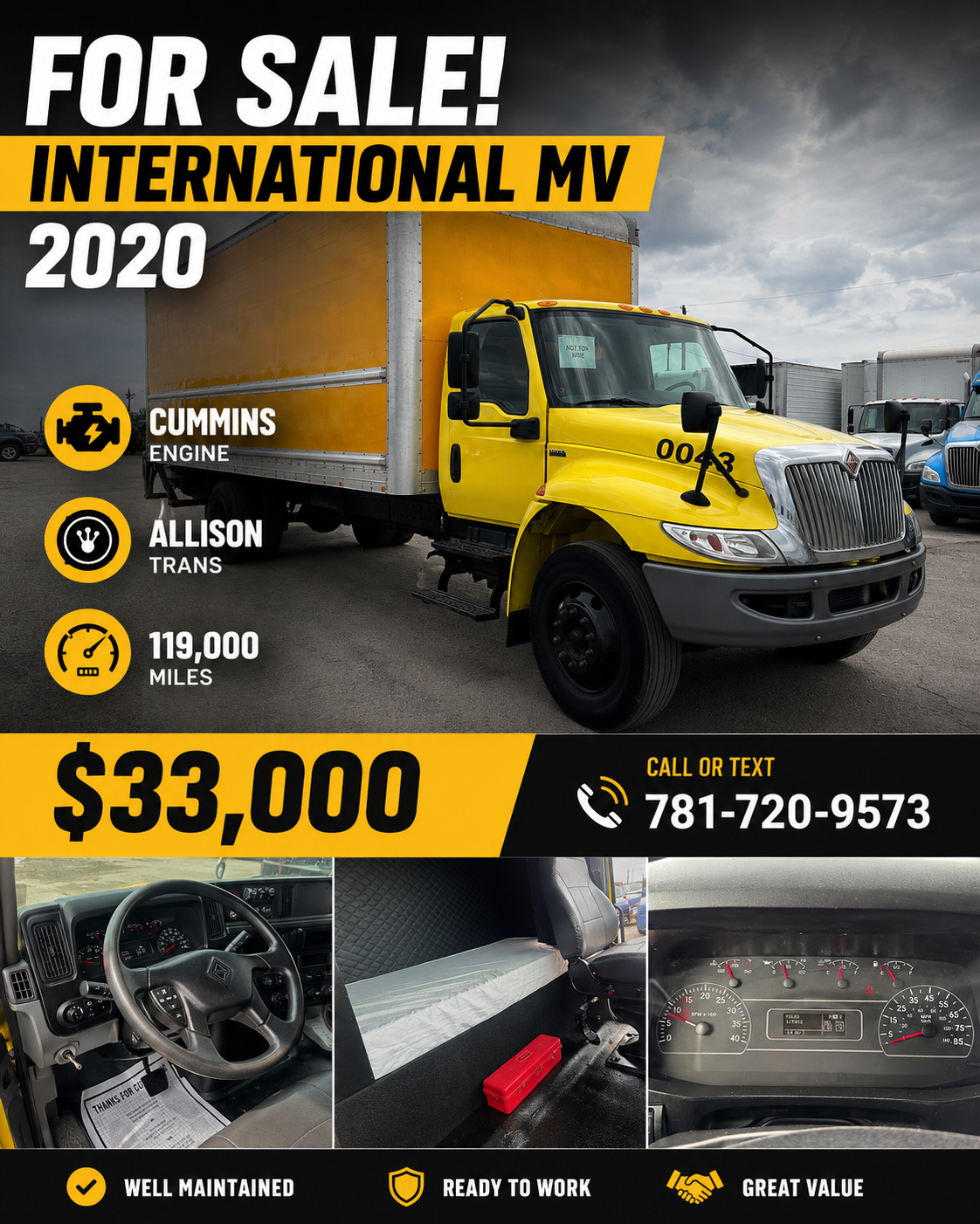 2020 International MV For Sale – Only 119K Miles - Balkan Truckers US