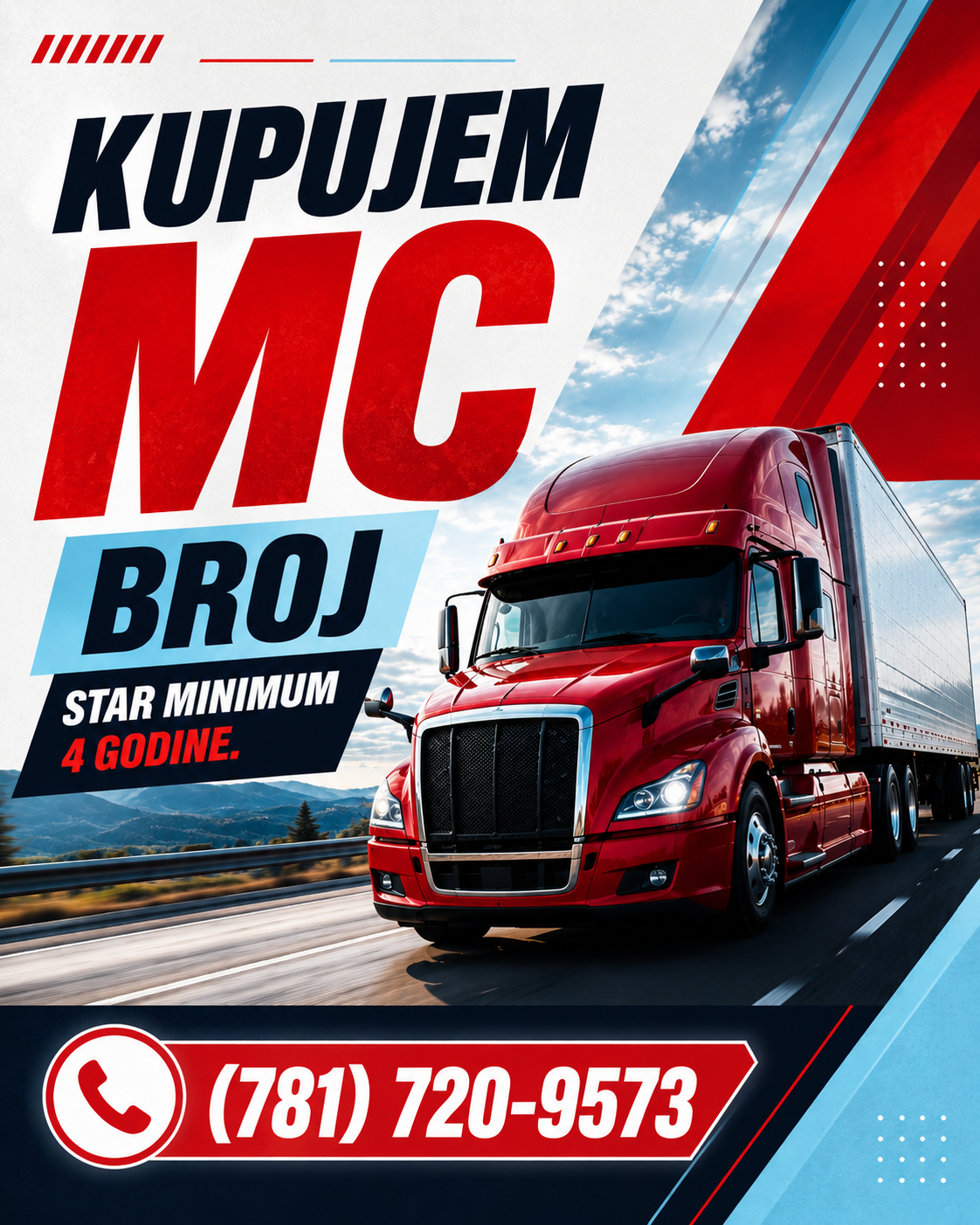 Kupujem MC Broj Star Minimum 4 Godine - Balkan Truckers US