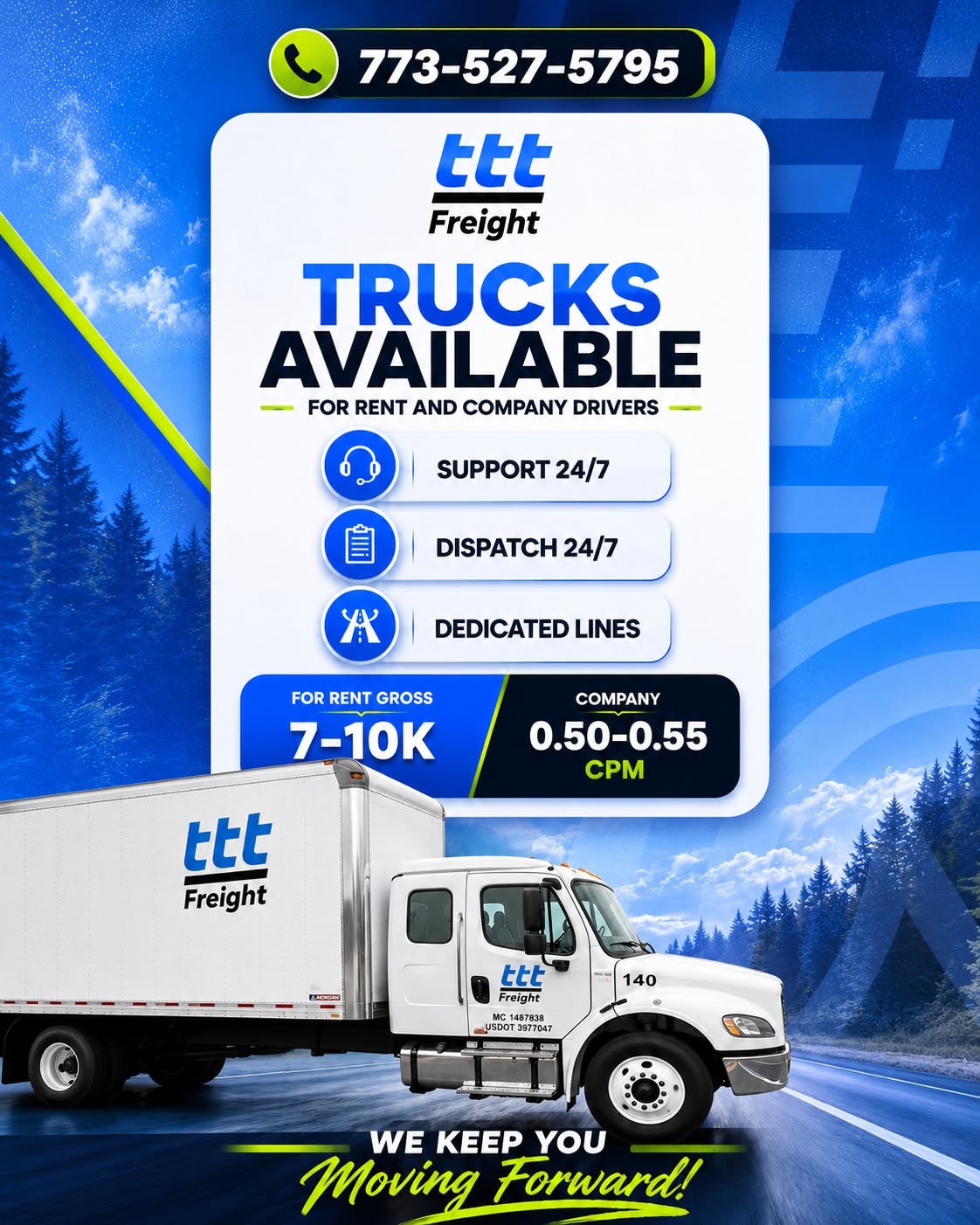 Trucks Available for Rent and Company Drivers Wanted - Balkan Truckers US