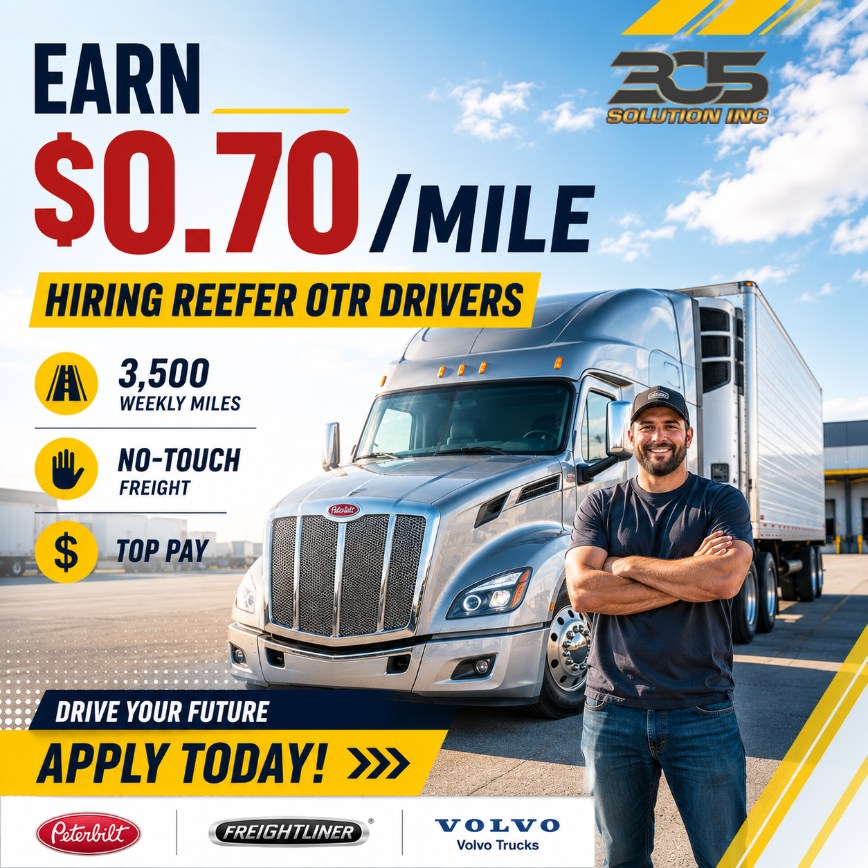 CDL-A Reefer OTR Drivers Wanted - Balkan Truckers US