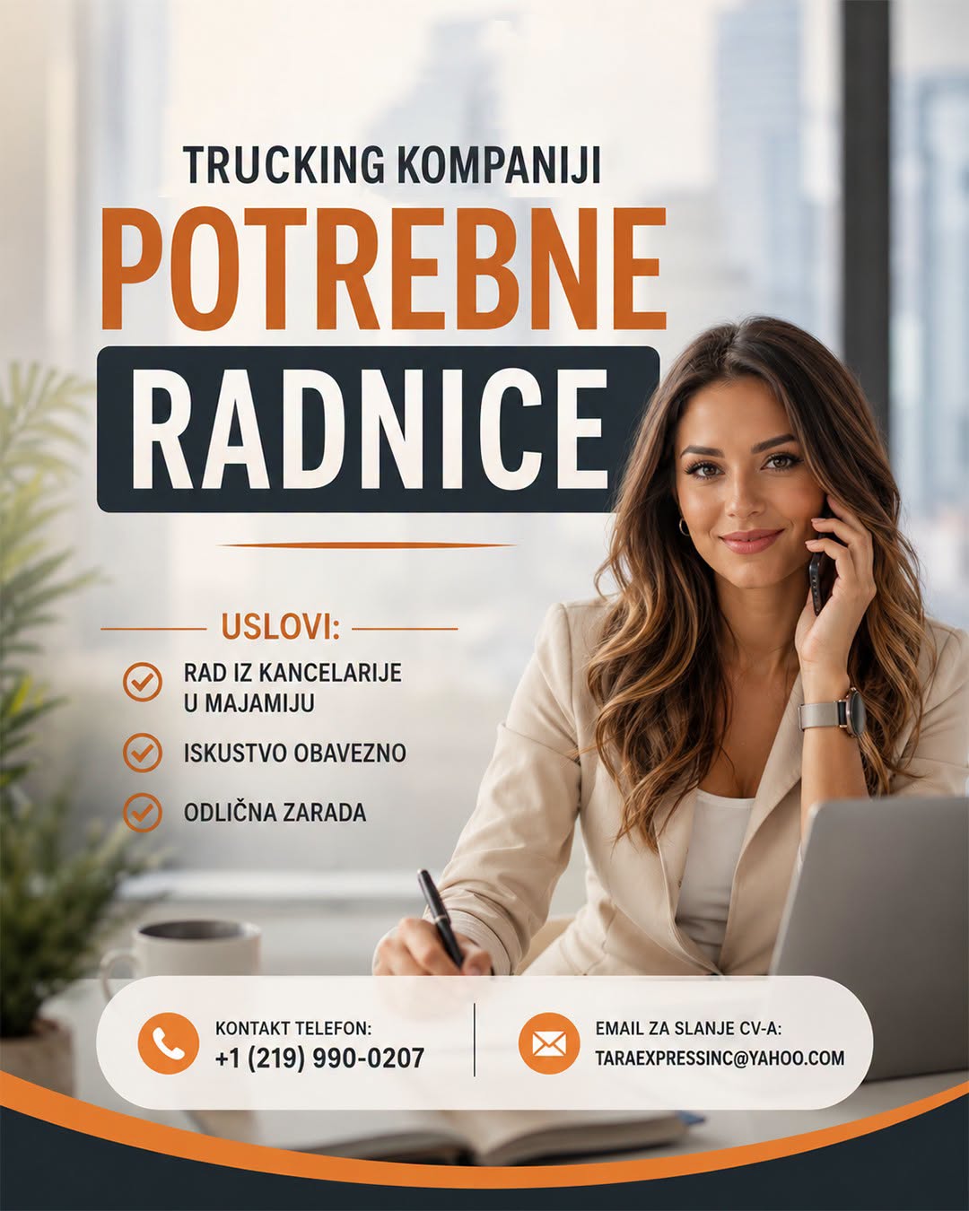 Experienced Office Staff Wanted for a Growing Trucking Company - Miami - Balkan Truckers US