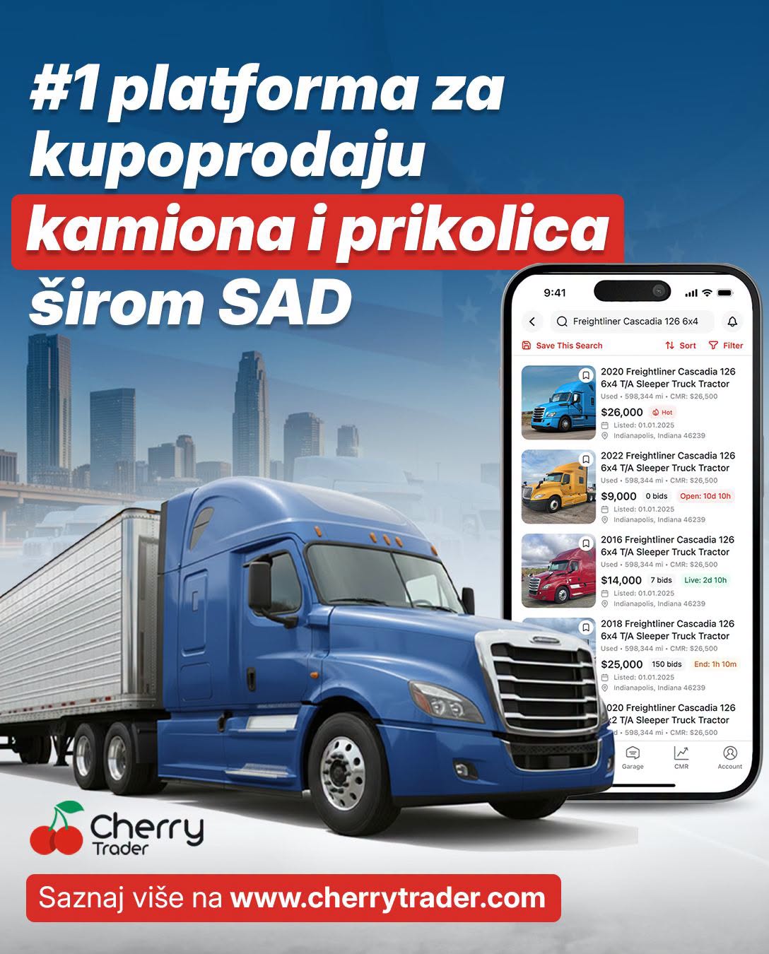 Prodajte svoj kamion i opremu brže, bez provizije - Balkan Truckers US