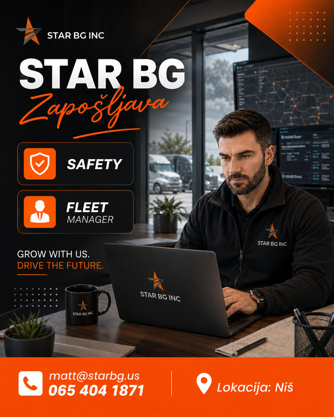 STAR BG INC zapošljava Safety i Fleet Manager pozicije u Nišu - Balkan Truckers US