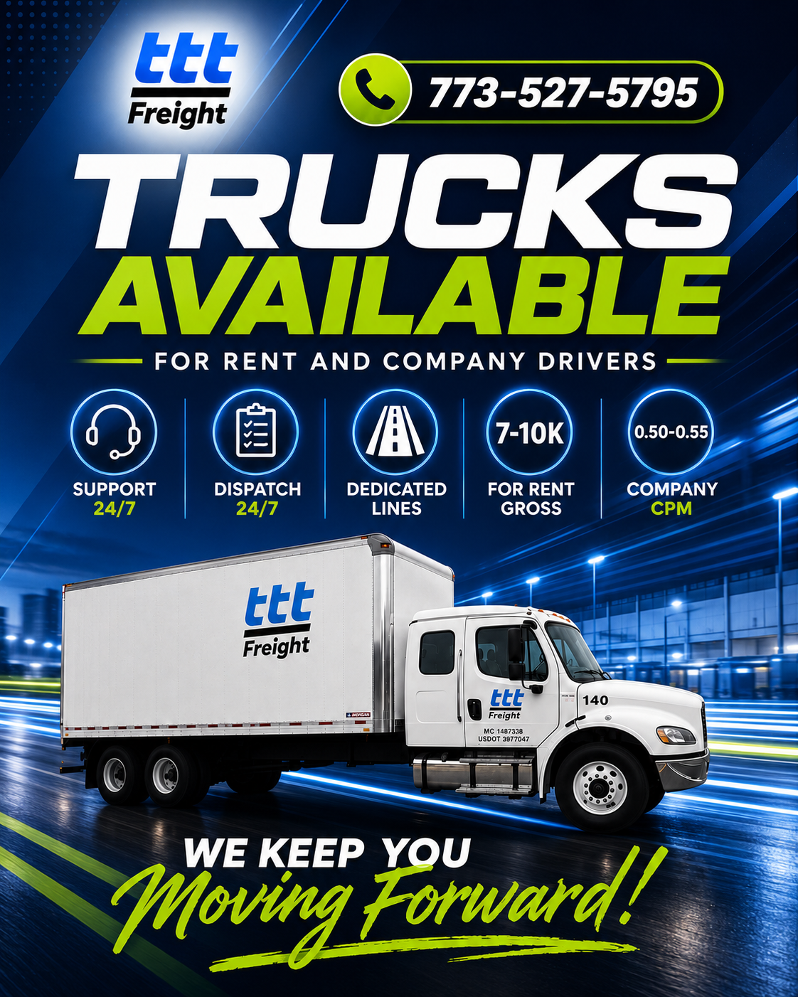 TTT Freight - Trucks Available for Rent and Company Drivers - Balkan Truckers US