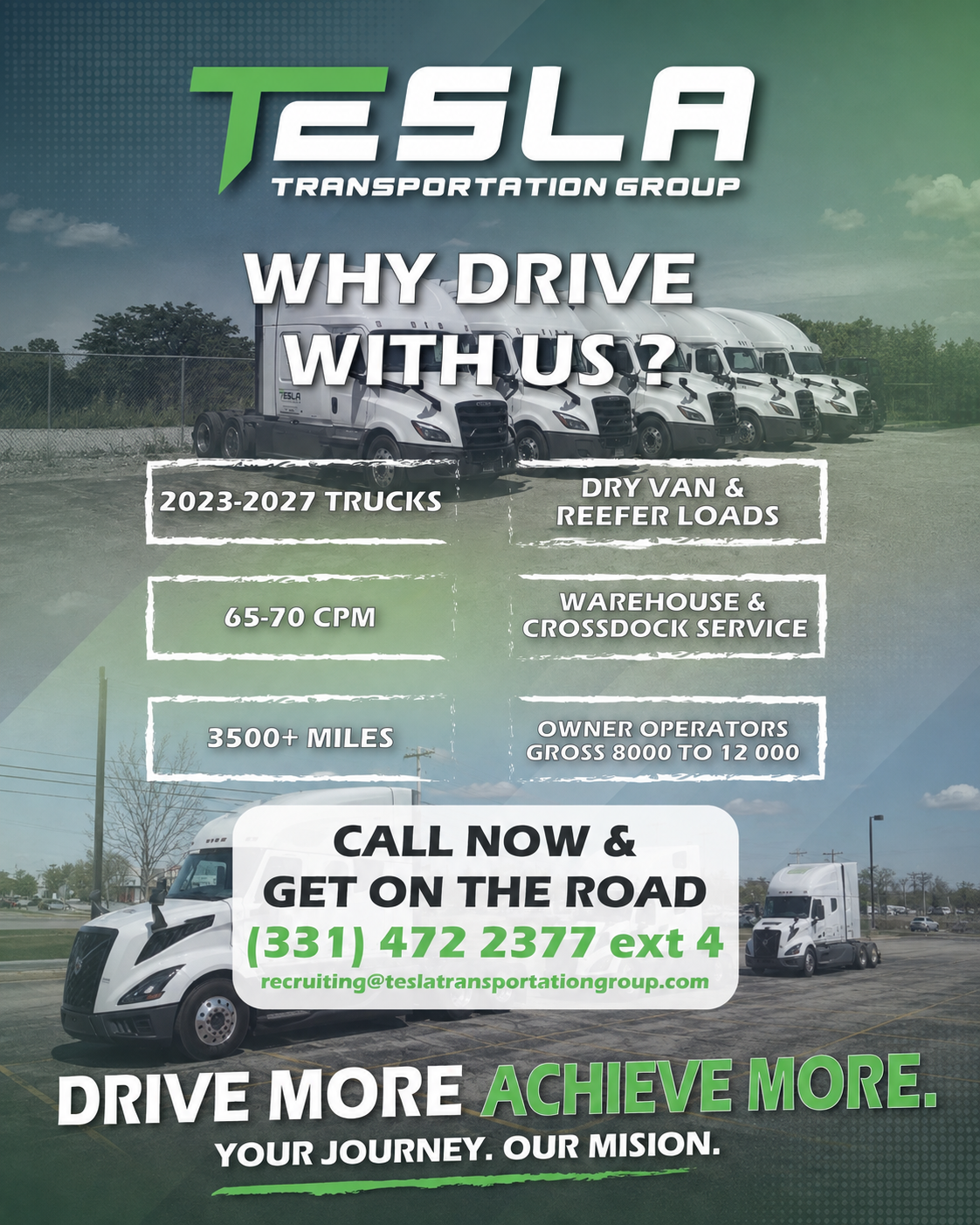 Drive With Purpose at Tesla Transportation Group - Balkan Truckers US