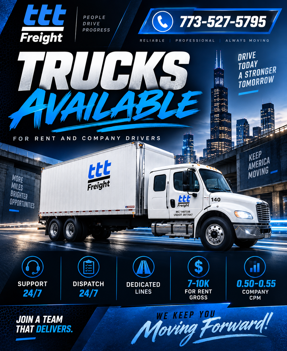 TTT Freight Has Trucks Available — Join Our Team - Balkan Truckers US