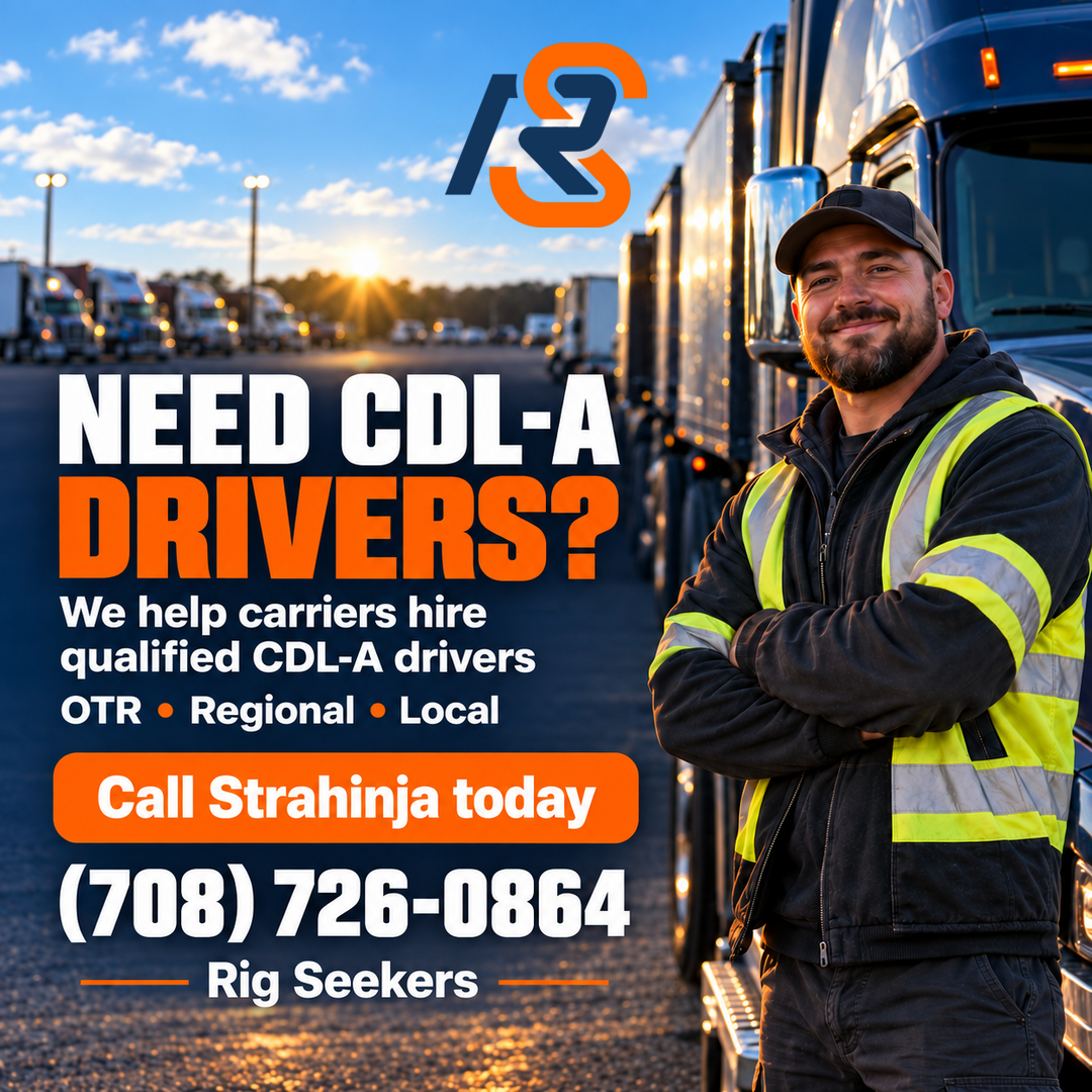 Need CDL-A Drivers? Rig Seekers Helps Carriers Hire - Balkan Truckers US