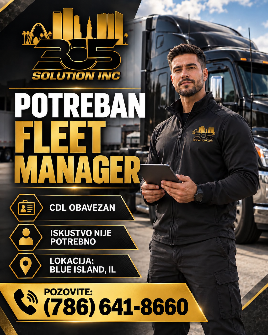 Zapošljavamo Fleet Managera u Blue Islandu – iskustvo nije potrebno - Balkan Truckers US