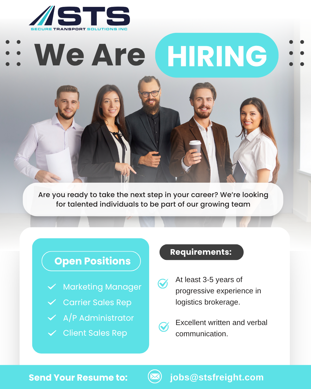 Secure Transport Solutions Inc is hiring